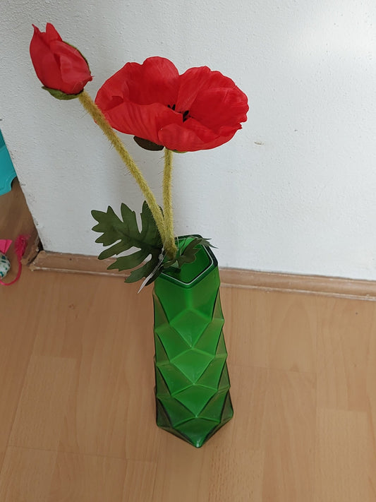 Seidenblumen "Mohn" - Mein Stil - Floristik Dekorationen und Handarbeit