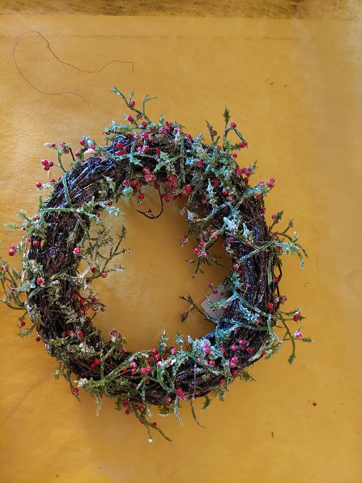 Deko - Ilexrebenkranz ca 15 cm Durchmesser - Mein Stil - Floristik Dekorationen und Handarbeit