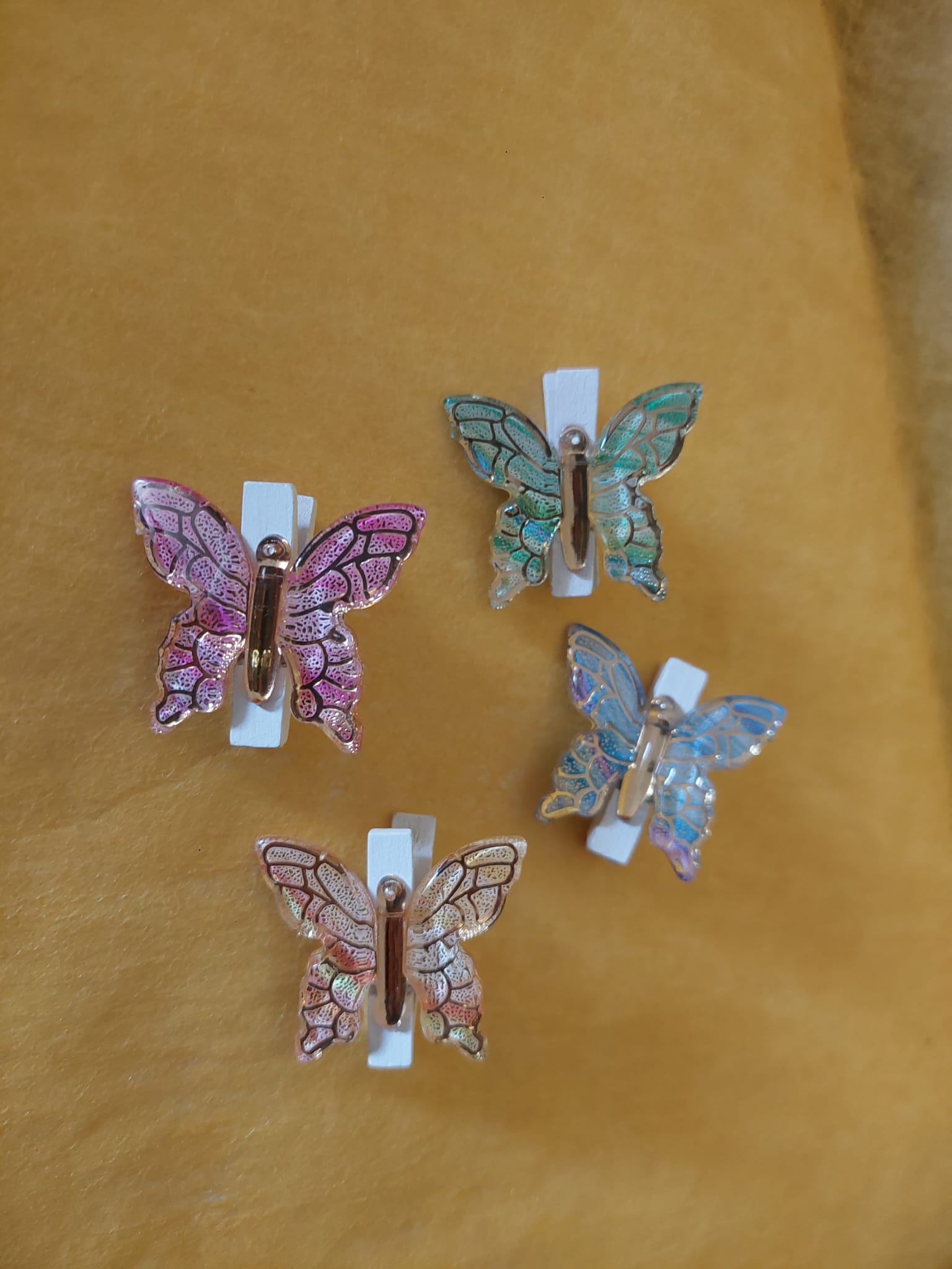 Dekoartikel "Schmetterling auf Klammer " - Mein Stil - Floristik Dekorationen und Handarbeit