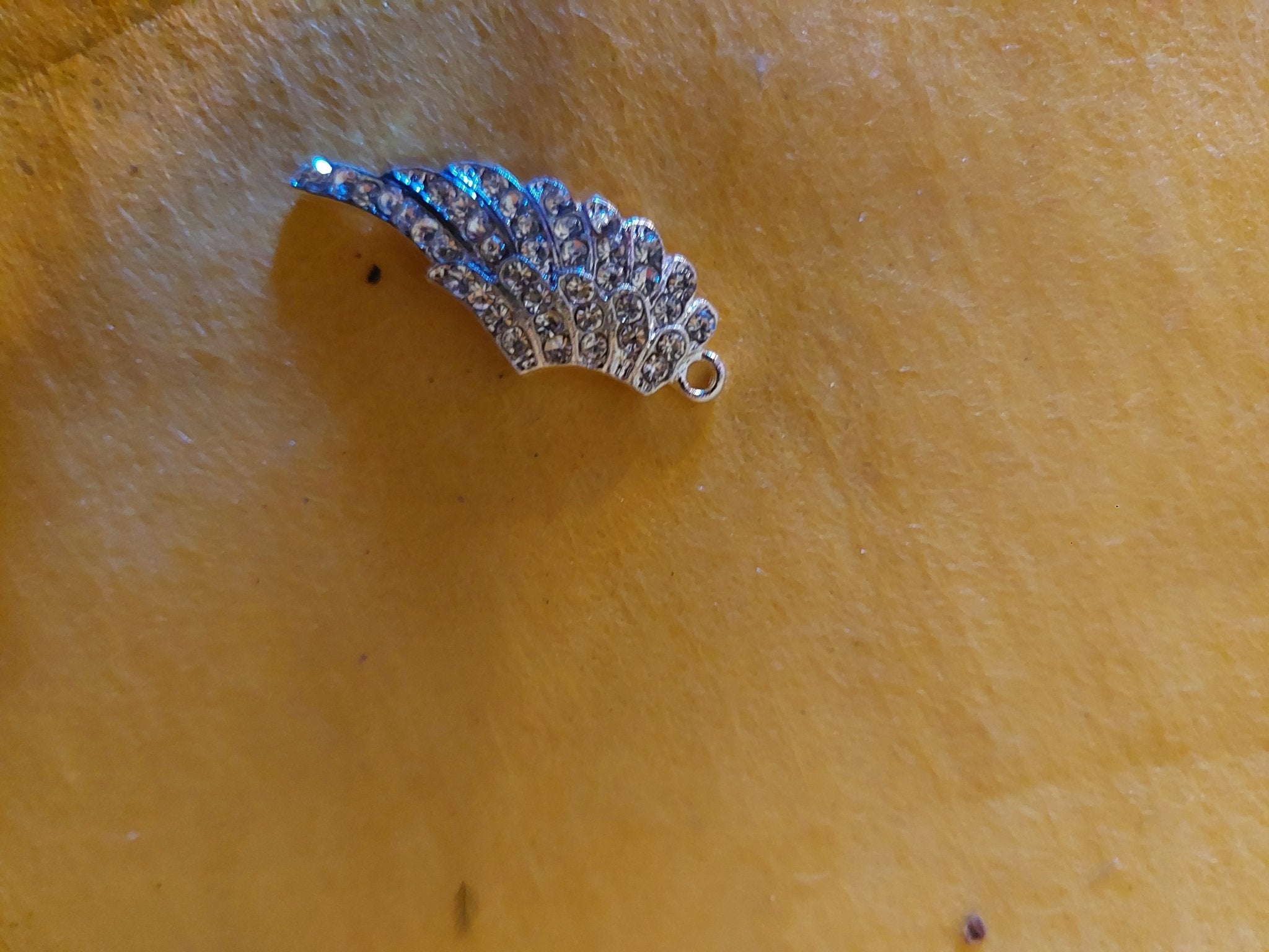 Engelsflügelanhänger silber - Mein Stil - Floristik Dekorationen und Handarbeit