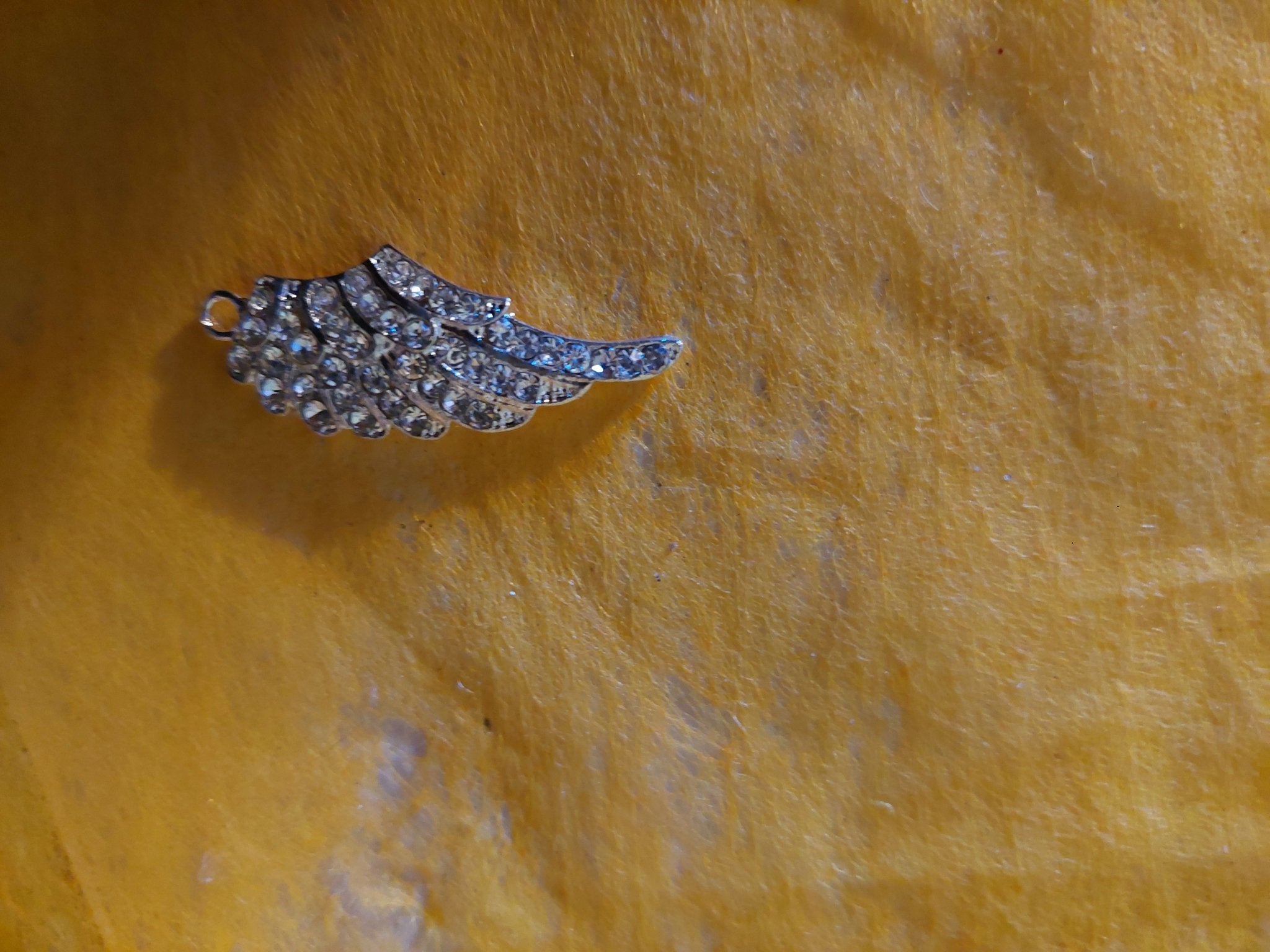 Engelsflügelanhänger silber - Mein Stil - Floristik Dekorationen und Handarbeit