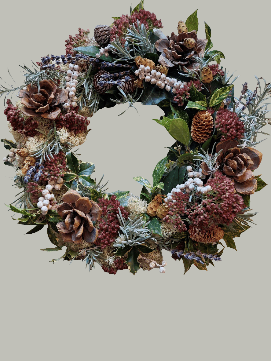 Gesteckter Kranz "Allerlei" - Mein Stil - Floristik Dekorationen und Handarbeit