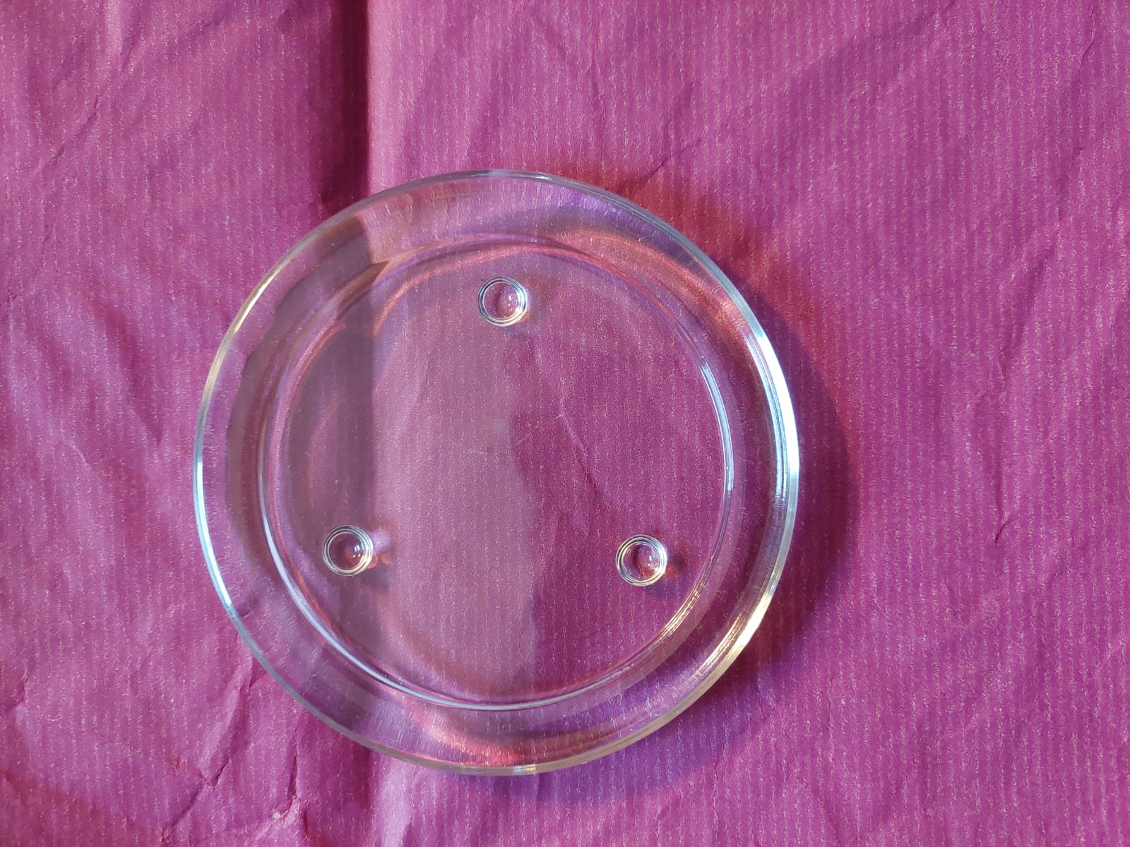 Glas "Kerzenteller" - Mein Stil - Floristik Dekorationen und Handarbeit