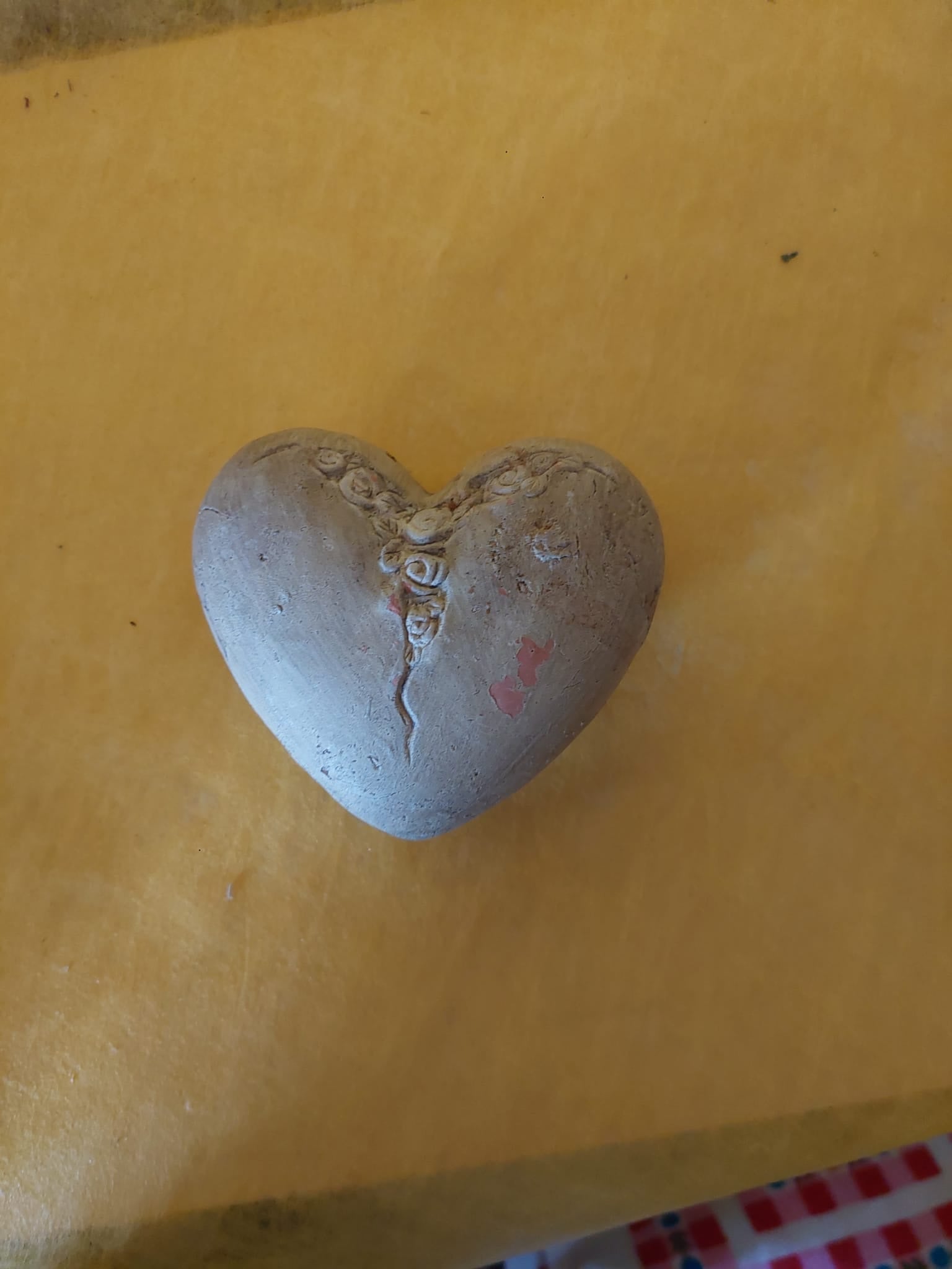 Herz aus Ton - Mein Stil - Floristik Dekorationen und Handarbeit