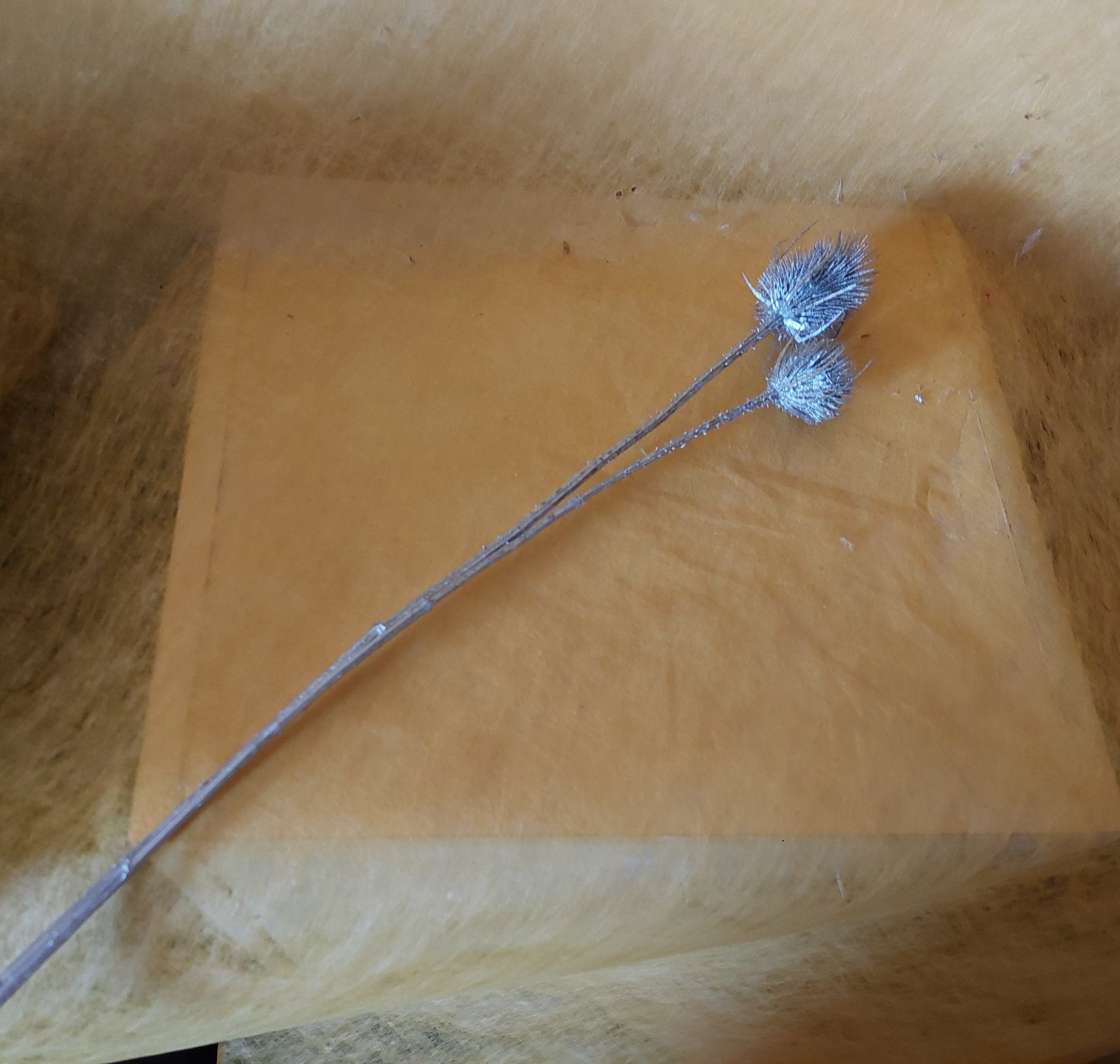 Kardendistel getrocknet silber 55cm Länge - Mein Stil - Floristik Dekorationen und Handarbeit