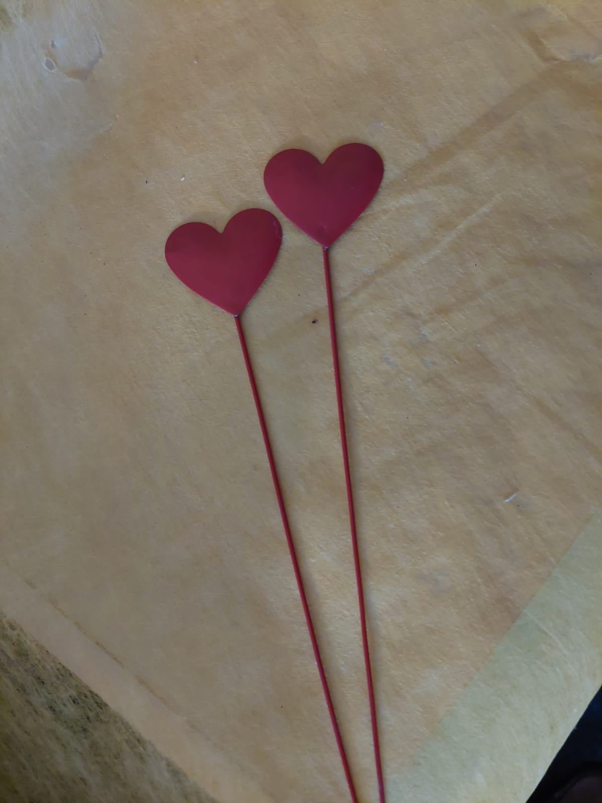 Metallherzeinstecker - Mein Stil - Floristik Dekorationen und Handarbeit