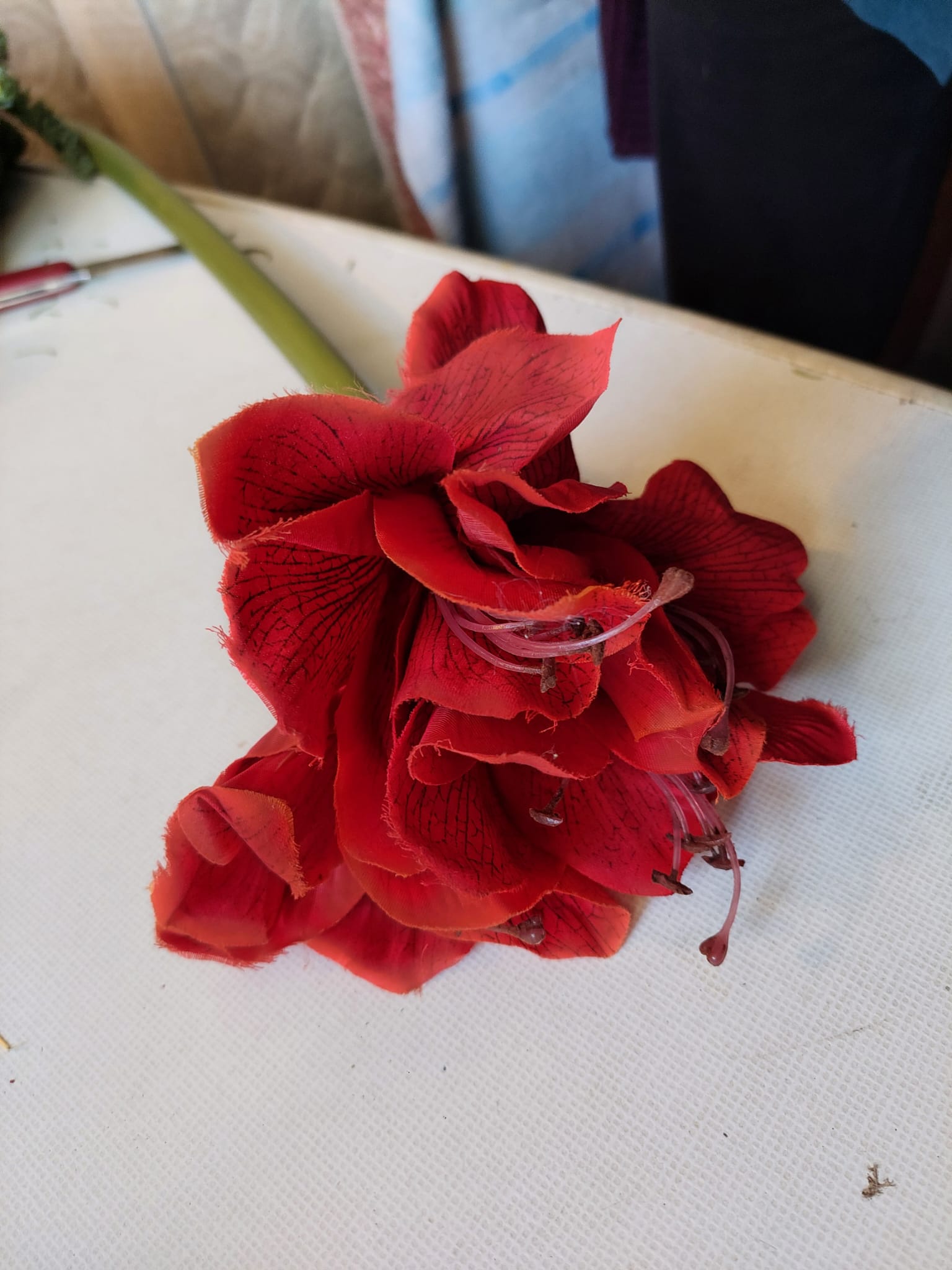 Seidenblumen "Amaryllis " - Mein Stil - Floristik Dekorationen und Handarbeit