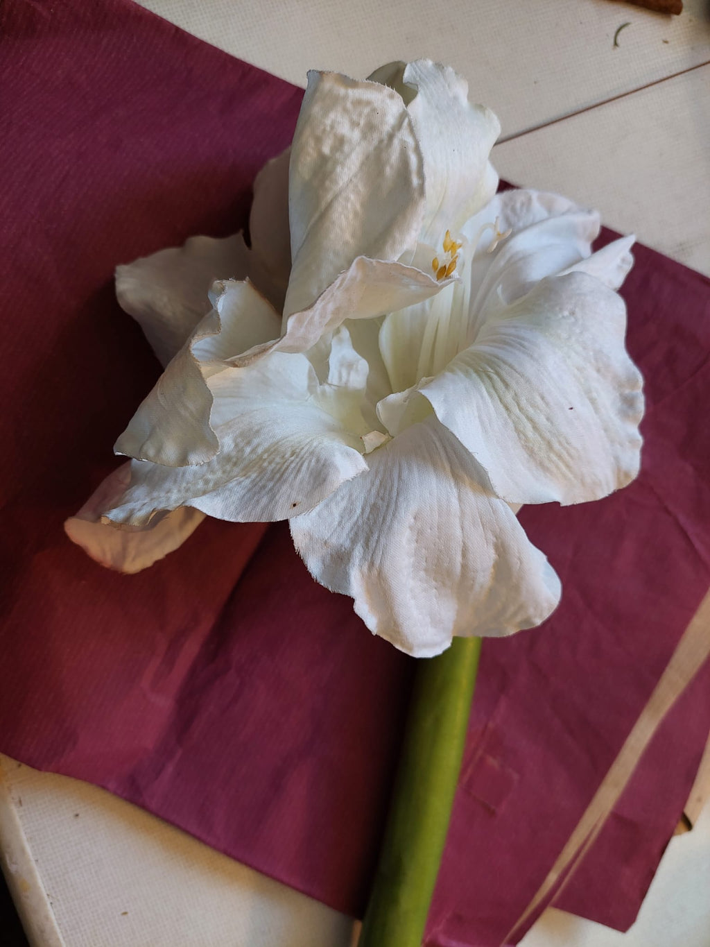 Seidenblumen "Amaryllis " - Mein Stil - Floristik Dekorationen und Handarbeit