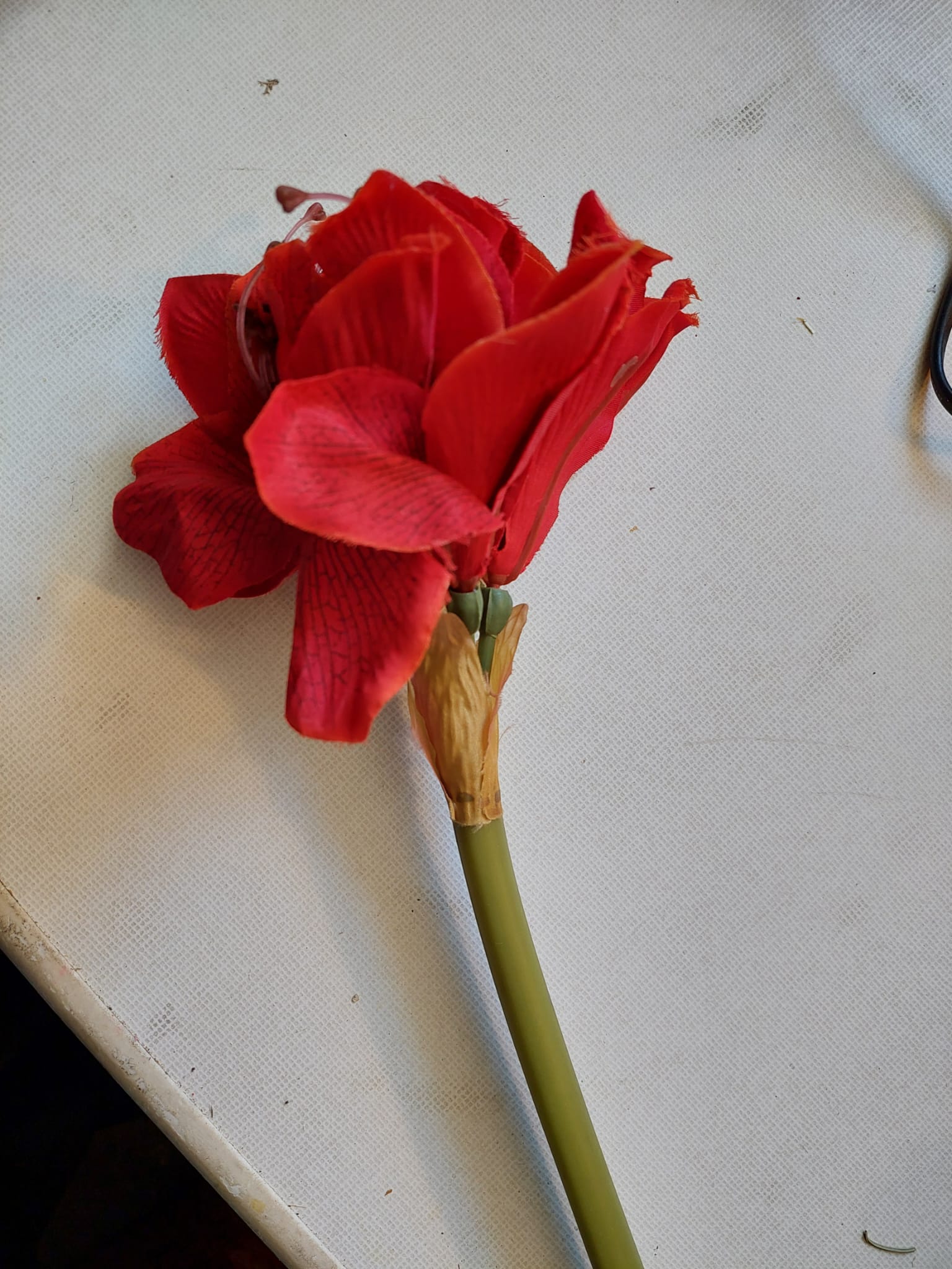 Seidenblumen "Amaryllis " - Mein Stil - Floristik Dekorationen und Handarbeit