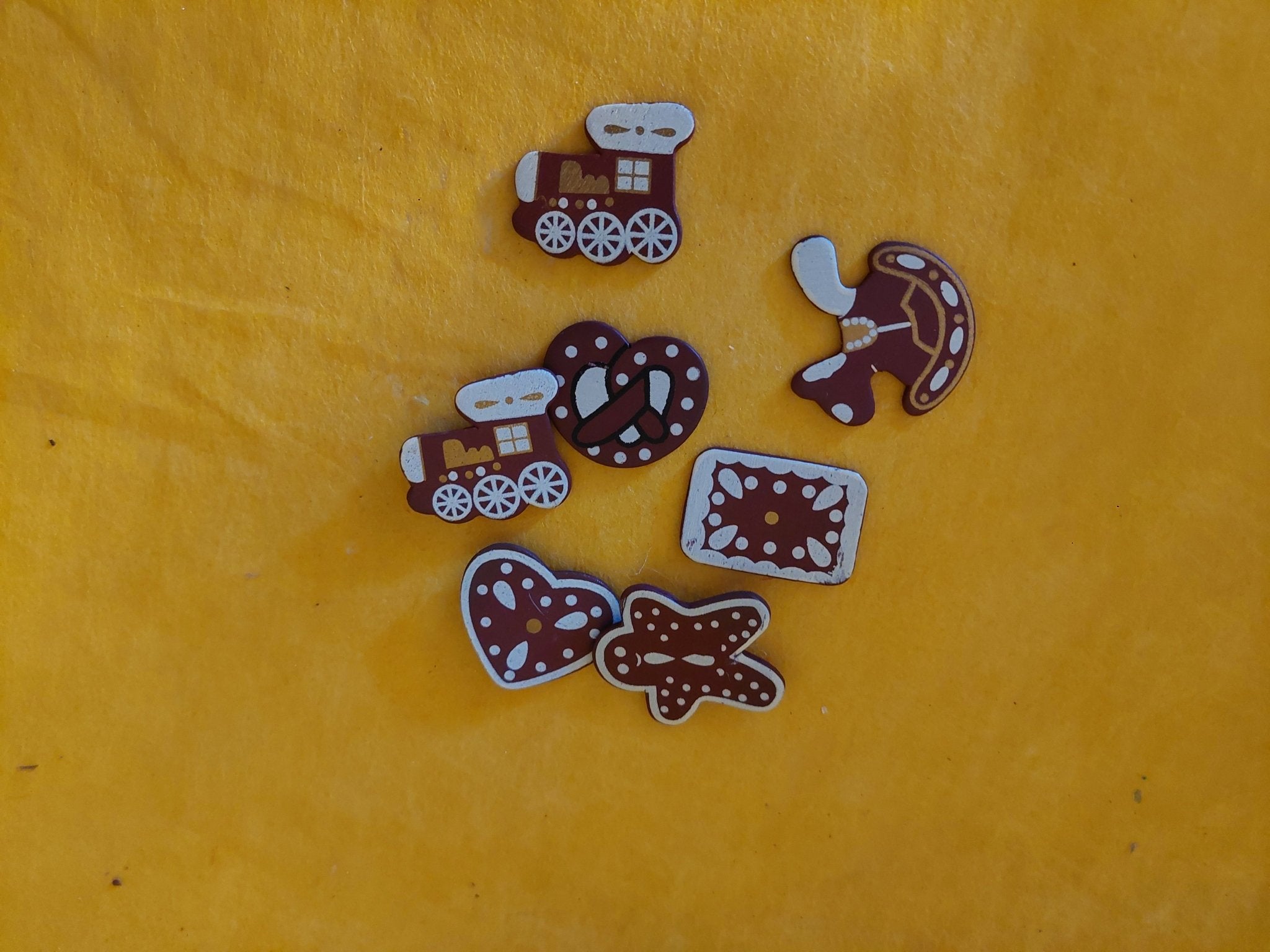 Streudeko Lebkuchen 5er Pack - Mein Stil - Floristik Dekorationen und Handarbeit