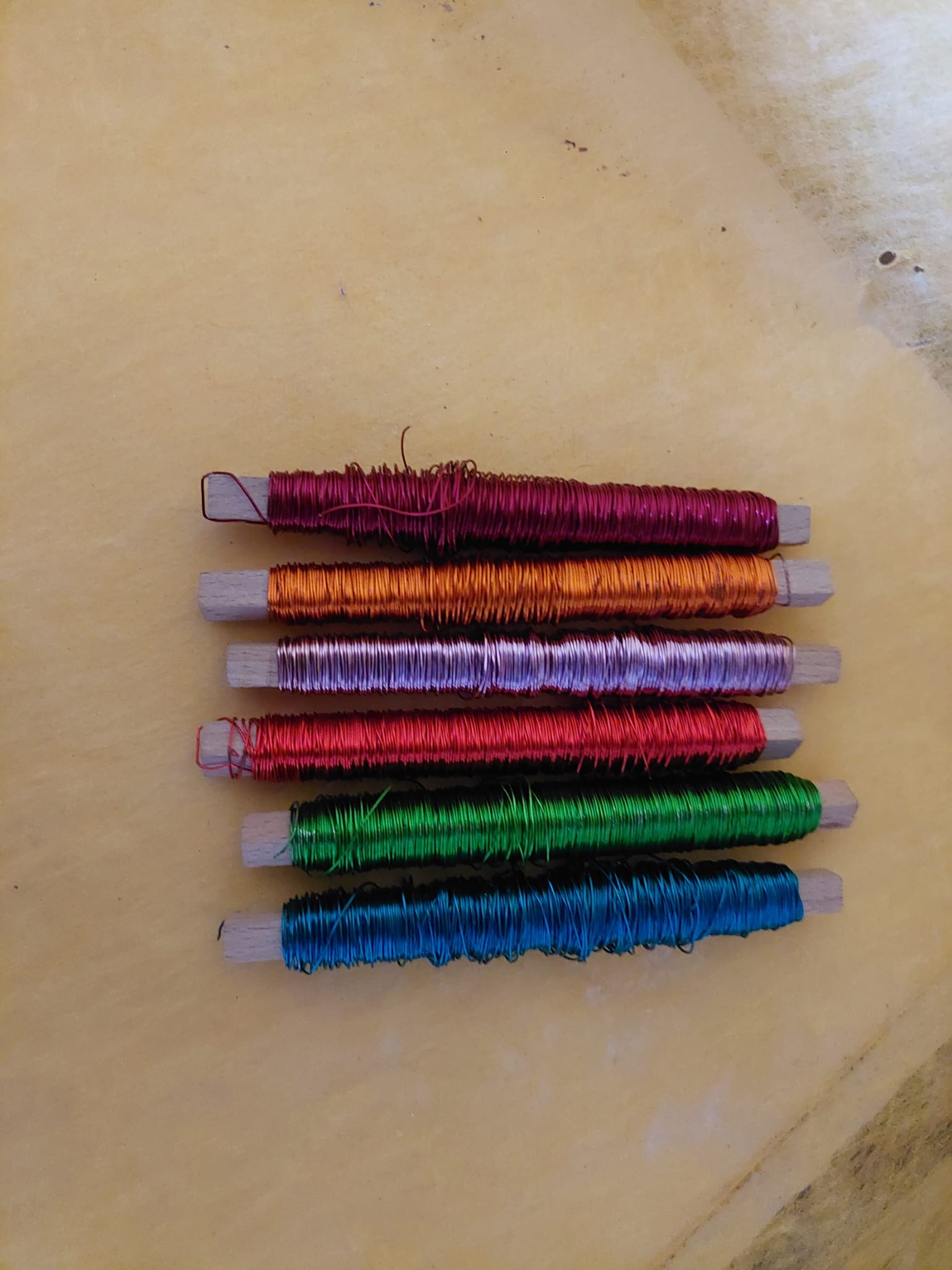 Wickeldraht farbig - Mein Stil - Floristik Dekorationen und Handarbeit